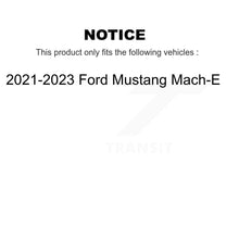 Charger l'image dans la galerie, Rear Coated Disc Brake Rotors And Ceramic Pads Kit For 2021-2023 Ford Mustang Mach-E KGT-103277