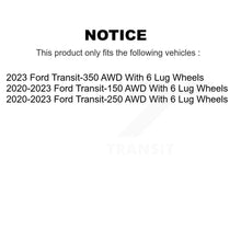 Charger l'image dans la galerie, Front Rear Coat Brake Rotors Ceramic Pad Kit For Ford Transit-250 Transit-150 Transit-350 KGT-103312