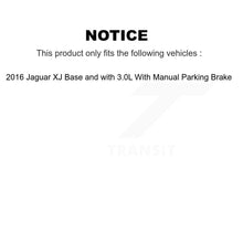 Charger l'image dans la galerie, Front Rear Coat Brake Rotors Ceramic Pad Kit For 2016 Jaguar XJ With Manual Parking KGT-103406