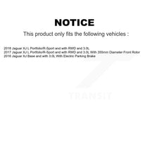 Charger l'image dans la galerie, Front Rear Coated Disc Brake Rotors And Ceramic Pads Kit For Jaguar XJ KGT-103407