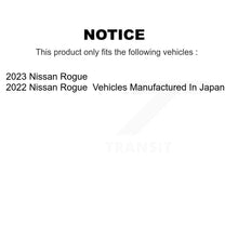 Charger l'image dans la galerie, Front Rear Coated Disc Brake Rotors And Ceramic Pads Kit For Nissan Rogue KGT-103417