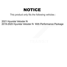 Charger l'image dans la galerie, Front Rear Coated Disc Brake Rotors And Ceramic Pads Kit For Hyundai Veloster N KGT-103423