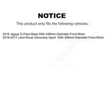 Charger l'image dans la galerie, Front Rear Coat Brake Rotors Ceramic Pad Kit For Land Rover Discovery Sport Jaguar E-Pace KGT-103432