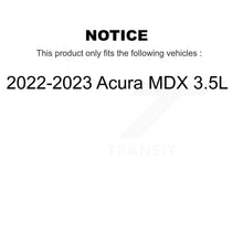 Charger l'image dans la galerie, Front Coated Disc Brake Rotors And Ceramic Pads Kit For 2022-2023 Acura MDX 3.5L KGT-103457