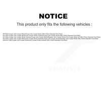 Charger l'image dans la galerie, Front Coated Brake Rotors Ceramic Pad Kit For Mini Cooper With 316mm Diameter Rotor KGT-103468