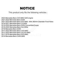 Charger l'image dans la galerie, Front Coat Brake Rotor Ceramic Pad Kit For Mercedes-Benz C43 AMG GLC43 E450 E400 E300 E53 KGT-103488