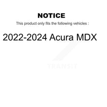 Charger l'image dans la galerie, Rear Coated Disc Brake Rotors And Ceramic Pads Kit For 2022-2024 Acura MDX KGT-103529