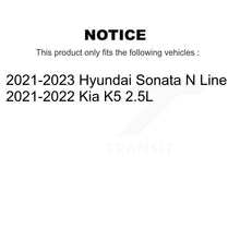 Charger l'image dans la galerie, Rear Coated Disc Brake Rotors And Ceramic Pads Kit For Hyundai Sonata Kia K5 KGT-103554