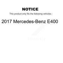 Charger l'image dans la galerie, Rear Coated Disc Brake Rotors And Ceramic Pads Kit For 2017 Mercedes-Benz E400 KGT-103566