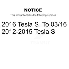 Charger l'image dans la galerie, Rear Coated Disc Brake Rotors And Ceramic Pads Kit For Tesla S KGT-103575