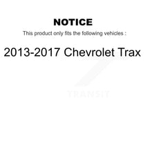 Charger l'image dans la galerie, Front Rear Coated Disc Brake Rotors Ceramic Pad And Drum Kit For 2013-2017 Chevrolet Trax KGT-103593