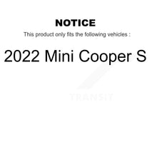 Charger l'image dans la galerie, Front Coated Disc Brake Rotors And Ceramic Pads Kit For 2022 Mini Cooper S KGT-104311