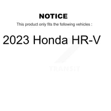 Charger l'image dans la galerie, Front Rear Coated Disc Brake Rotors And Ceramic Pads Kit For 2023 Honda HR-V KGT-104367