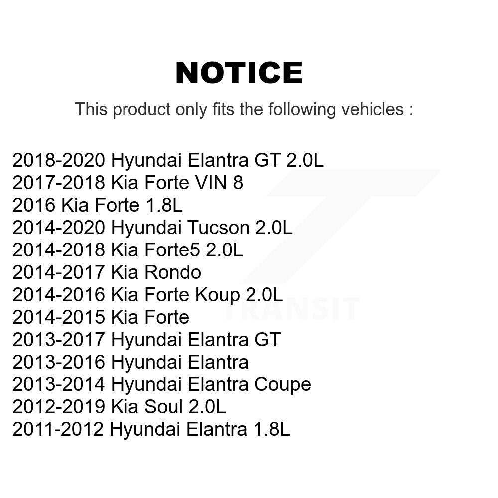 Mpulse Ignition Coil Pair For Hyundai Kia Soul Elantra Tucson Forte GT Forte5
