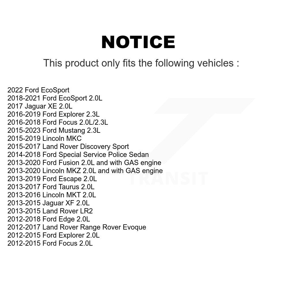 Mpulse Ignition Coil Pair For Ford Escape Fusion Explorer Focus Edge Mustang MKZ