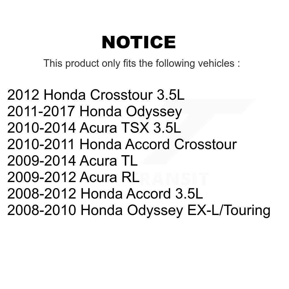 Mpulse Ignition Coil Pair For Honda Accord Odyssey Acura TL TSX Crosstour RL