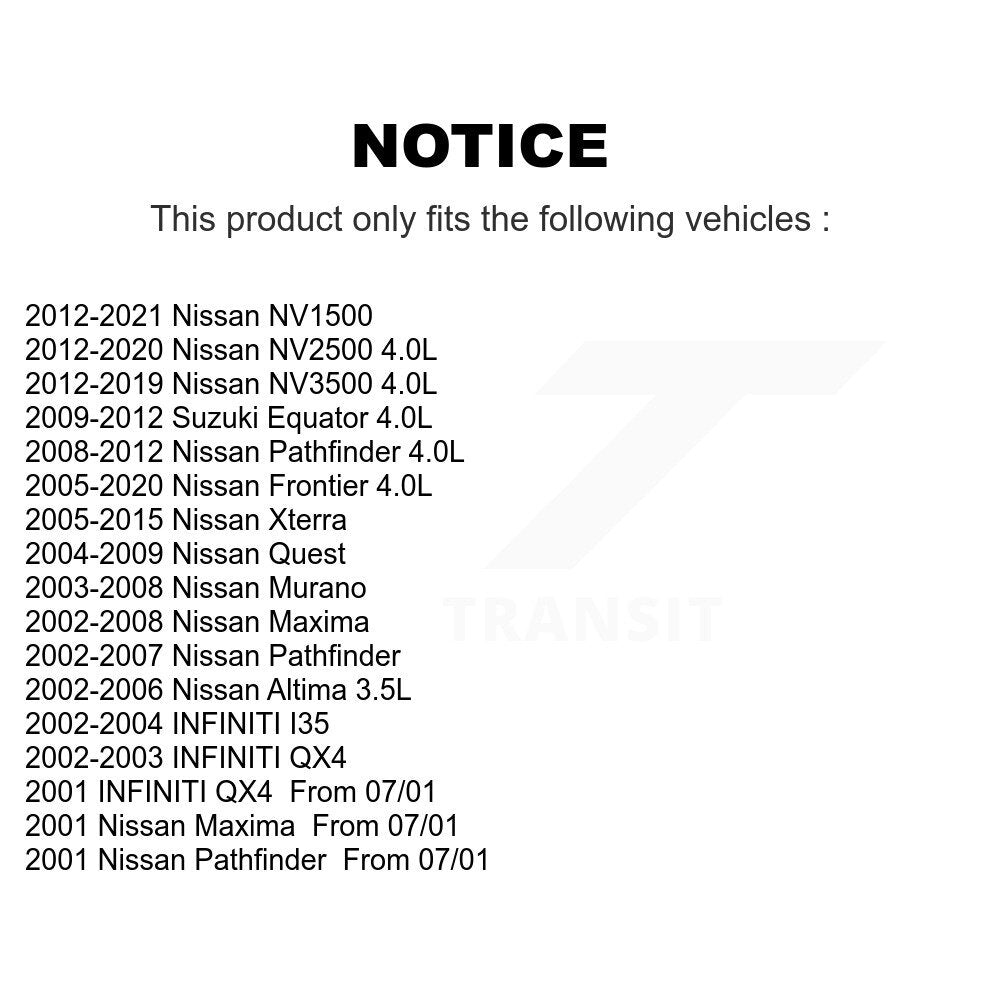 Mpulse Ignition Coil Pair For Nissan Frontier Altima Pathfinder Maxima Xterra