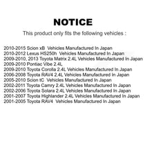 Charger l'image dans la galerie, Mpulse Ignition Coil Kit For Toyota Camry Corolla RAV4 Highlander Scion tC xB