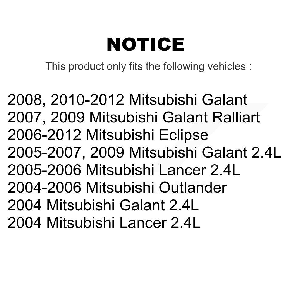 Mpulse Ignition Coil Kit For Mitsubishi Galant Eclipse Lancer Outlander