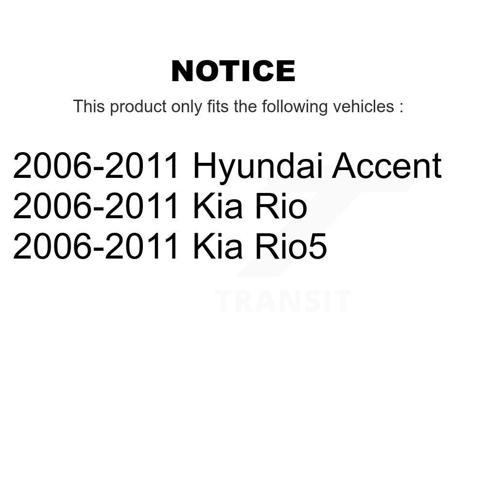 Mpulse Ignition Coil Kit For 2006-2011 Hyundai Accent Kia Rio Rio5