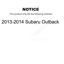 Charger l'image dans la galerie, Front Arms Complete Shock Tie Rods Link Sway Bar Kit (10Pc) For 2013-2014 Subaru Outback KSS-104140