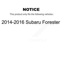 Charger l'image dans la galerie, Front Arms Complete Shock Tie Rods Link Sway Bar Kit (10Pc) For 2014-2016 Subaru Forester KSS-104141
