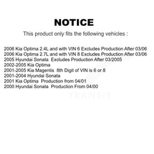 Charger l&#39;image dans la galerie, 2006 Kia Optima , 2006 Kia Optima , 2005 Hyundai Sonata , 2002-2005 Kia Optima  , 2001-2004 Hyundai Sonata  , 2001-2005 Kia Magentis  , 2001 Kia Optima , 2000 Hyundai Sonata Front Suspension Strut Coil Spring Assembly Kit
