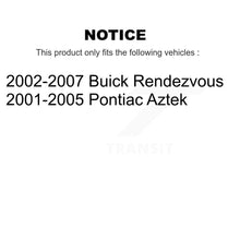 Charger l&#39;image dans la galerie, 2002-2007 Buick Rendezvous  , 2001-2005 Pontiac Aztek  Front Suspension Strut Coil Spring Assembly Kit