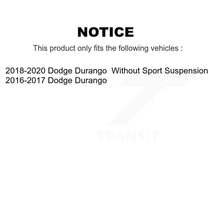 Charger l&#39;image dans la galerie, 2016-2021 Dodge Durango  Front Left Suspension Strut Coil Spring Assembly Kit