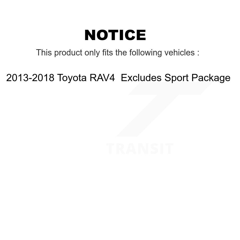 2013-2018 Toyota RAV4  Front Left Suspension Strut Coil Spring Assembly Kit
