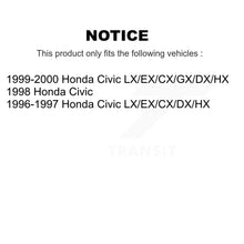 Charger l&#39;image dans la galerie, 1999-2000 Honda Civic  , 1998 Honda Civic , 1996-1997 Honda Civic  Front Left Suspension Strut Coil Spring Assembly Kit