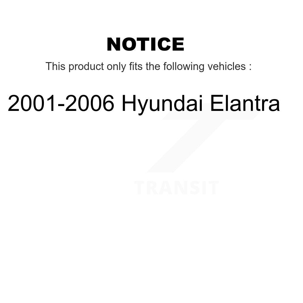 2001-2006 Hyundai Elantra  Front Left Suspension Strut Coil Spring Assembly Kit