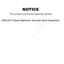 Charger l&#39;image dans la galerie, 2008-2013 Toyota Highlander  Front Left Suspension Strut Coil Spring Assembly Kit