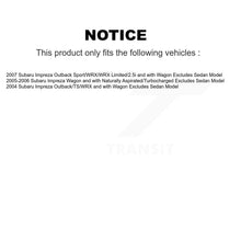 Charger l&#39;image dans la galerie, 2007 Subaru Impreza , 2005-2006 Subaru Impreza  , 2004 Subaru Impreza Front Left Suspension Strut Coil Spring Assembly Kit