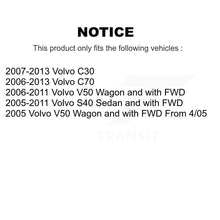 Charger l&#39;image dans la galerie, 2007-2013 Volvo C30  , 2006-2013 Volvo C70  , 2006-2011 Volvo V50  , 2005-2011 Volvo S40  , 2005 Volvo V50 Front Right Suspension Strut Coil Spring Assembly Kit