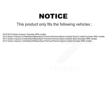 Charger l&#39;image dans la galerie, 2015-2016 Subaru Impreza  , 2014 Subaru Impreza , 2013 Subaru Impreza , 2012 Subaru Impreza Rear Suspension Strut Coil Spring Assembly Kit