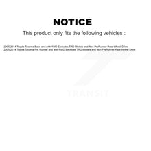 Charger l&#39;image dans la galerie, 2005-2015 Toyota Tacoma  , 2005-2015 Toyota Tacoma  Front Left Suspension Strut Coil Spring Assembly Kit