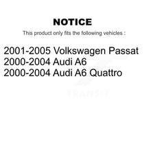 Charger l&#39;image dans la galerie, 2001-2005 Volkswagen Passat  , 2000-2004 Audi A6  , 2000-2004 Audi A6 Quattro  Front Left Suspension Strut Coil Spring Assembly Kit