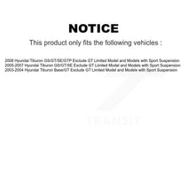 Charger l&#39;image dans la galerie, 2008 Hyundai Tiburon , 2005-2007 Hyundai Tiburon  , 2003-2004 Hyundai Tiburon  Front Left Suspension Strut Coil Spring Assembly Kit