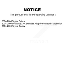 Charger l&#39;image dans la galerie, 2004-2006 Lexus ES330  , 2004-2006 Toyota Camry  , 2004-2008 Toyota Solara  Rear Left Suspension Strut Coil Spring Assembly Kit