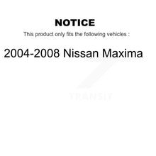 Charger l&#39;image dans la galerie, 2004-2008 Nissan Maxima  Front Right Suspension Strut Coil Spring Assembly Kit