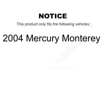 Load image into Gallery viewer, 2004 Mercury Monterey Front and Rear Suspension Strut Coil Spring Assembly Kit
