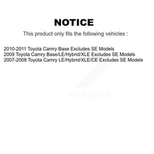 Charger l&#39;image dans la galerie, 2010-2011 Toyota Camry  , 2009 Toyota Camry , 2007-2008 Toyota Camry  Front and Rear Suspension Strut Coil Spring Assembly Kit
