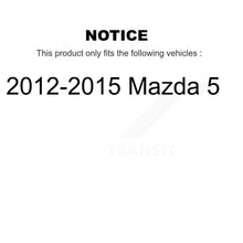 Load image into Gallery viewer, 2012-2015 Mazda 5  Front and Rear Suspension Strut Coil Spring Assembly Kit