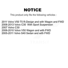 Charger l&#39;image dans la galerie, 2011 Volvo V50 , 2008-2013 Volvo C30  , 2007 Volvo C30 , 2006-2010 Volvo V50  , 2005-2011 Volvo S40  Front and Rear Suspension Strut Coil Spring Assembly Kit