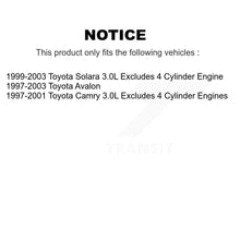 Load image into Gallery viewer, 1999-2003 Toyota Solara  , 1997-2001 Lexus ES300  , 1997-2003 Toyota Avalon  , 1997-2001 Toyota Camry  Front and Rear Suspension Strut Coil Spring Assembly Kit