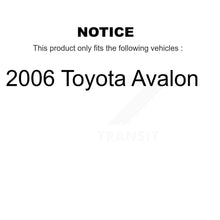 Load image into Gallery viewer, 2006 Toyota Avalon Front and Rear Suspension Strut Coil Spring Assembly Kit