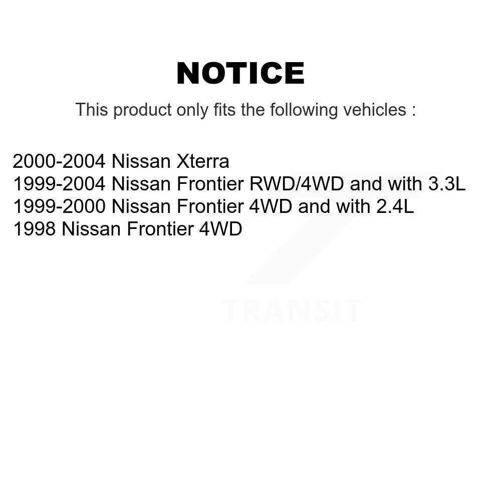 Front Steering Tie Rod End & Boot Kit For Nissan Xterra Frontier KTB-100008