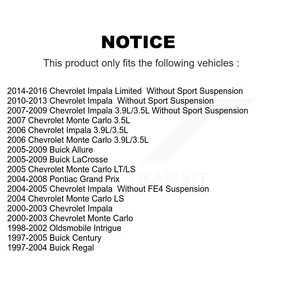 Front Tie Rod End & Boot Kit For Chevrolet Impala Buick LaCrosse Pontiac Grand Prix Monte KTB-100018