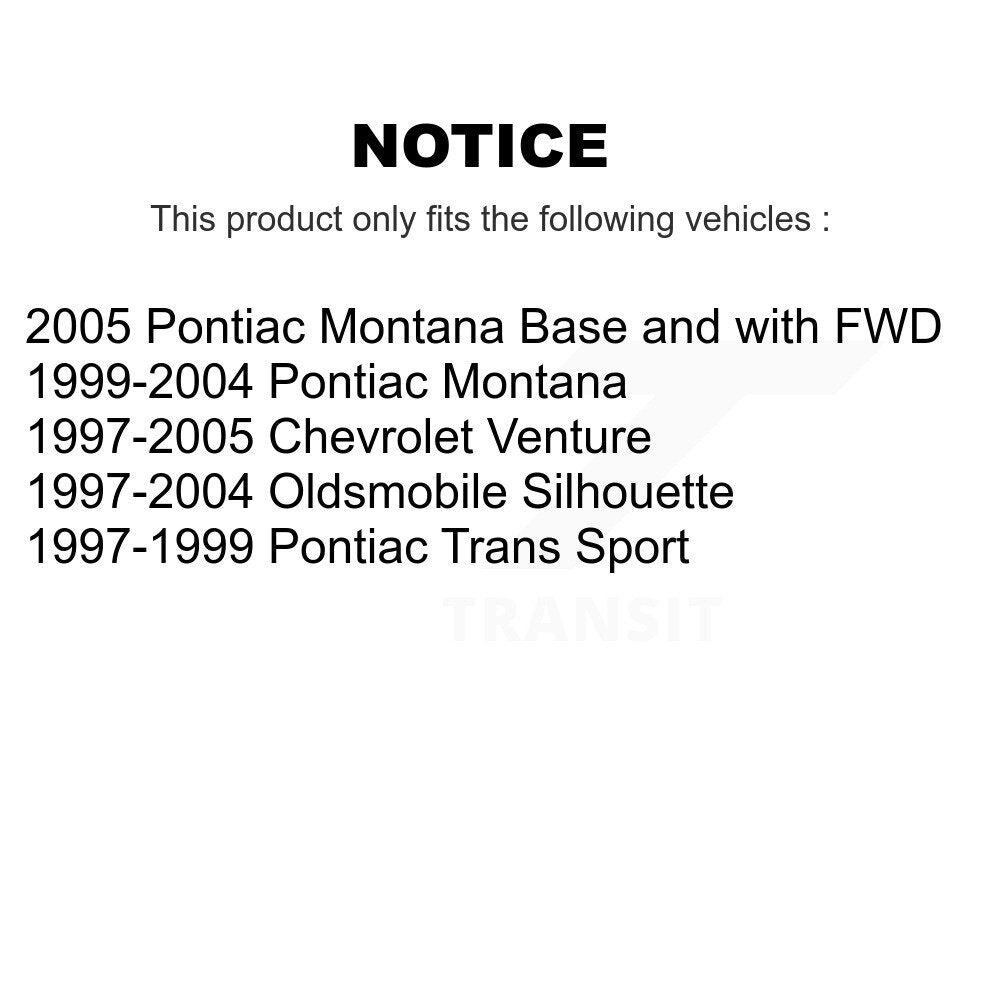 Front Tie Rod End & Boot Kit For Pontiac Montana Chevrolet Venture Oldsmobile Silhouette KTB-100021